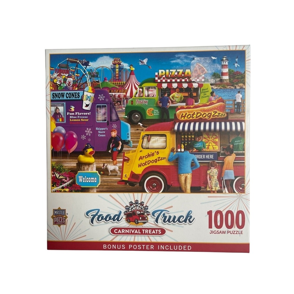 Master Pieces 1000 Piece Food Truck Carnival Puzzle